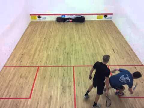 PTSC Squash: Dan v James (blue)