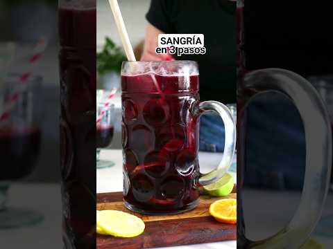 Spanish Red Wine Sangria | Summer Party Drink #sangria #drinks #redwine