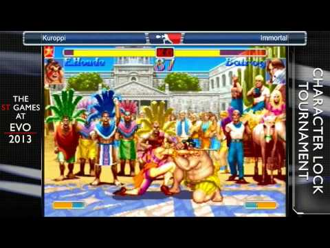 EVO2013 ST Games - Kuroppi vs Immortal - Character Lock Tournament