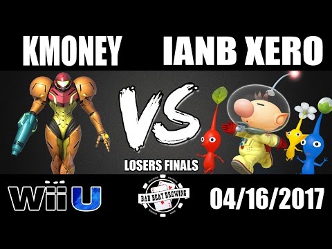 KMoney (Samus) vs IANB Xero (Olimar) - Wii U Losers Finals Bad Beat Brewing