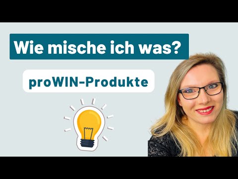 proWIN products - How do you mix what?