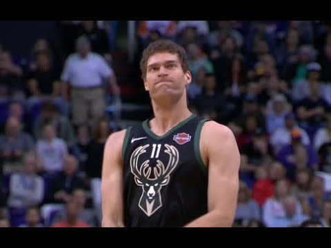 Brook Lopez Highlights vs Suns RS19G64 - 10 Pts, 4 Rebs (04.03.19)