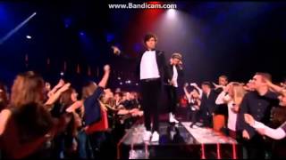One Direction performing Kiss You on The X Factor Final 2012