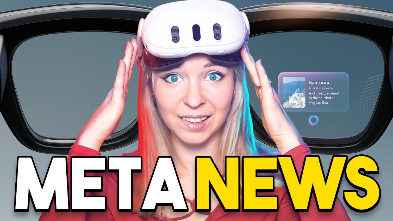 Meta Is Changing The Game! Smart AR Glasses, AI Generated Worlds and MORE!