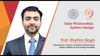 Solar Photovoltaic System Design | Promo Video by Prof. Rhythm Singh IIT Roorkee
