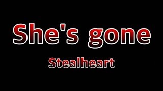 Video thumbnail of "She's Gone - Steelheart(Lyrics)"