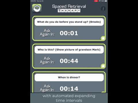 Spaced Retrieval Therapy video thumbnail