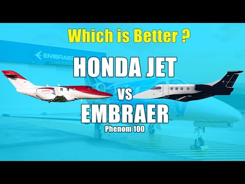 Hondajet vs Embraer Phenom 100ev,  Which is Better?