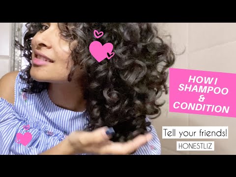 How I Shampoo & Condition My Curly Hair