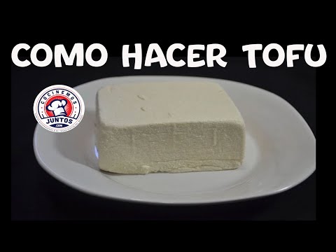 Como hacer tofu  - Queso Vegano o queso de soja