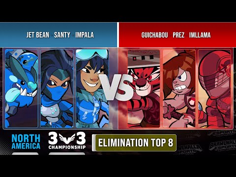 jet bean, Santy & Impala VS Guichabou, Prez & ImLlama - Elimination Top 8 - 3v3 Championship 2022