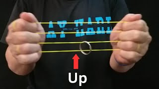 Best Rubber Band Magic Trick Blow your mind. Tutorial magic trick for beginner. (09).