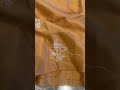 Golden Mustard Color Hand Embroidered Chikankari Unstitched Suit Set
