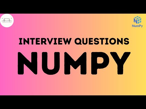 Numpy Interview Questions For Data Science Python Numpy