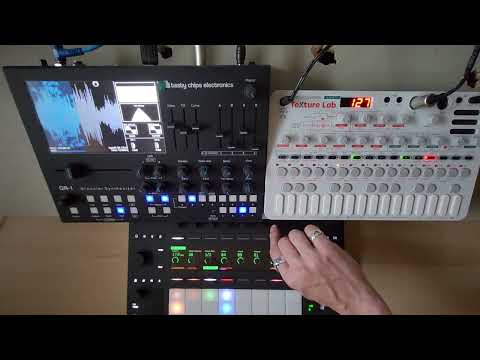 Ableton Push 3 Standalone, Texture Lab, GR-1// Ambient (Resilent - Echoes Mono)