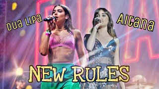 AITANA y DUA LIPA | Cantando juntas &quot;New Rules&quot; 🌹