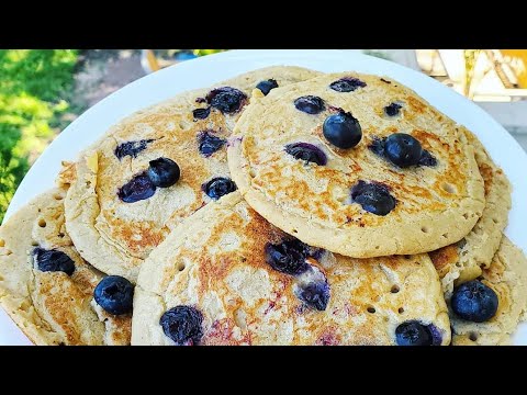 Best Ever Gluten-Free Vegan Pancakes!! 4 Ingredients