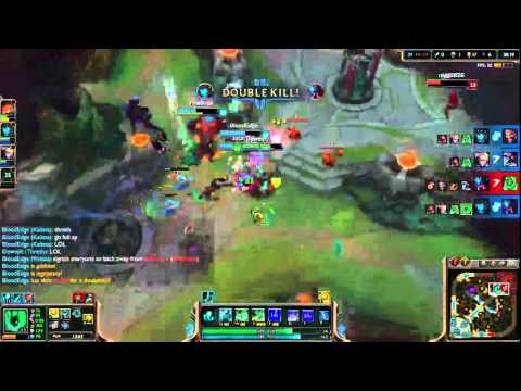 Kalista/Thresh Game Team Fight 3