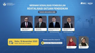 Download lagu [WEBINAR] Revitalisasi Satuan Pendidikan dan Digitalisasi Pembelajaran Tahun Anggaran 2026 mp3