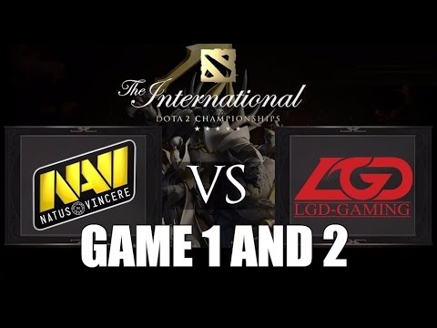 TI6 - NaVi vs LGD  - Two Games - The International 2016 - Dota 2