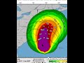 Satellite Imagery And Track Of Hurricane Sandy