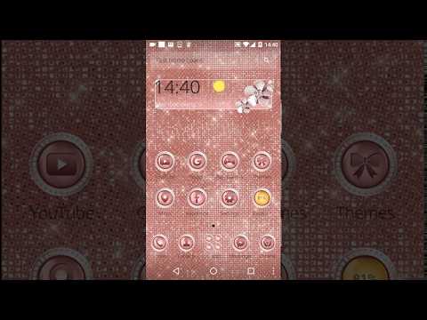 Rose Gold Glitter Theme Video