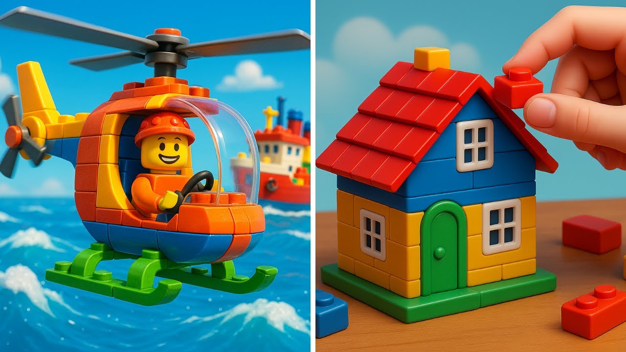 ミニレンガの家を建てる 🏡✨ 創造的なDIYプロジェクトのアイデア！