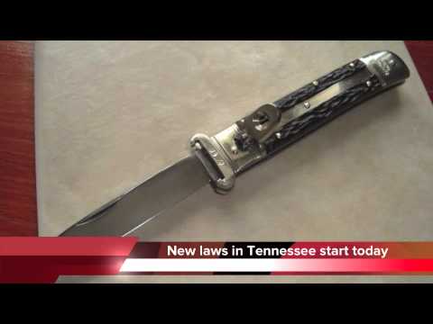 New knife, meth and electric chair laws in Tennessee