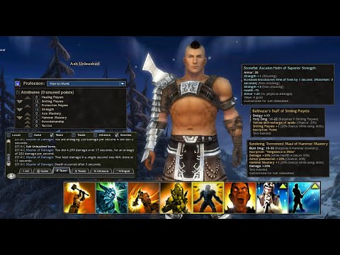 Guild Wars Seven Weapons Stance Hammer Warrior - 252 DPS
