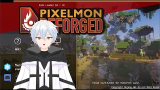 Minecraft】ポケモンのmodpackでの生活 live part1