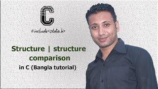C programming Bangla Tutorial 5.214 : Structure | structure comparison