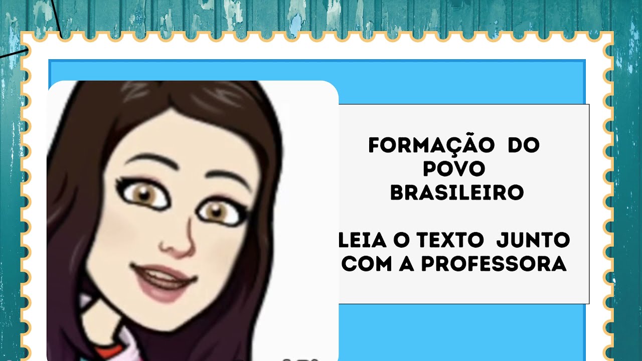 FORMAÇÃO DO POVO BRASILEIRO