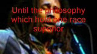 Bob Marley & The Wailers  live - "War/No More Trouble"