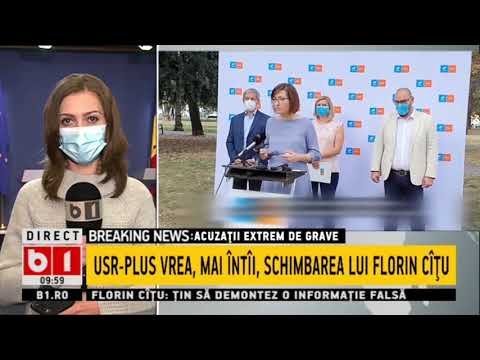 USR PLUS - NUMIREA UNUI SEF AL SANATATII, CONDITIONATA DE DEMITEREA LUI CITU_Stiri B1_17 apr 2021