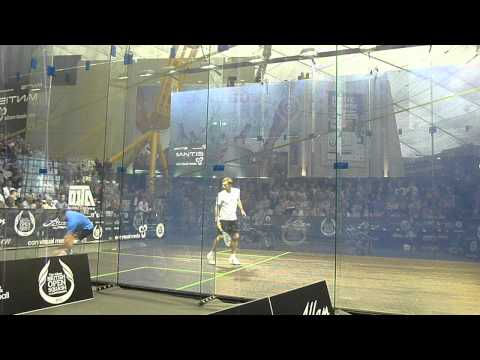British Open 2012 Squash - Semi Finals - Peter Barker vs Nick Matthew