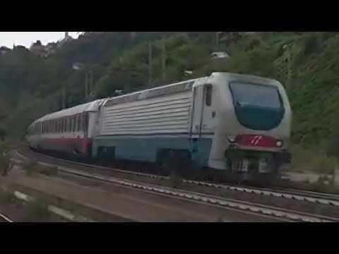 Treno frecciabianca 2 e402b 105 + 120 dts,Mignanego,succursale Giovi,trains hunter,trainspotting