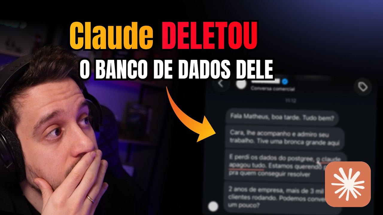 Claude Code deletou o banco de dados da empresa!