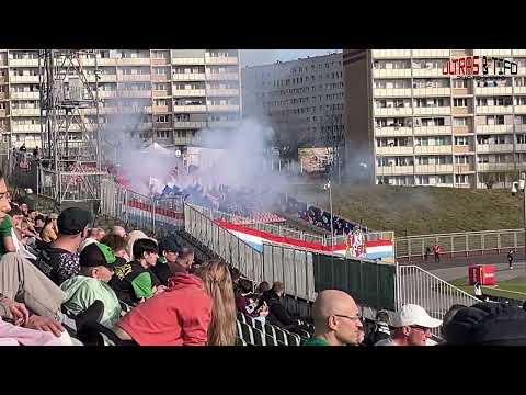 PL: GKS Jastrzębie - Podbeskidzie Bielsko Biała [PBB oprawa]. 2025-03-08