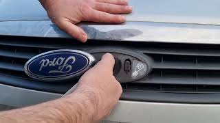 open a Ford C max bonnet even when key fails to work