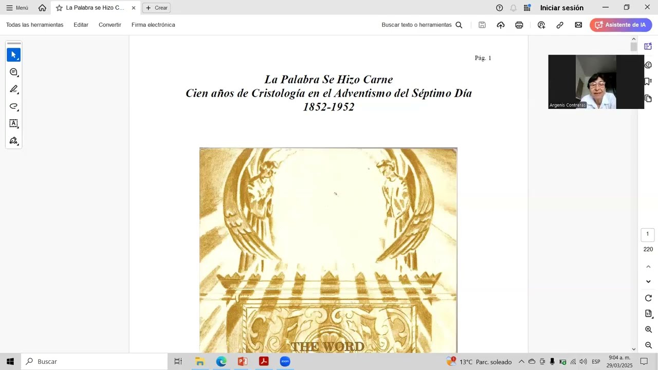 1952 EN ADELANTE:" EPOCA DE CONFUSION RESPECTO A LA NATURALEZA CAIDA QUE TOMÓ CRISTO. Argenis C.