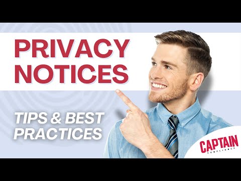 Captain Compliance Privacy Notice Generator  video preview