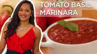 Tomato Basil Marinara Sauce | Made To Order | Chef Zee Cooks
