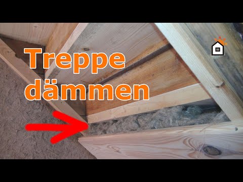 Treppe dämmen