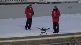 preview picture of video 'Koptercam at Lahti ski games 2013'