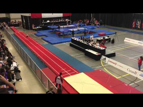 USA Brandon Krzynefski 2nd pass Sr Tumbling 2017 Canada Cup