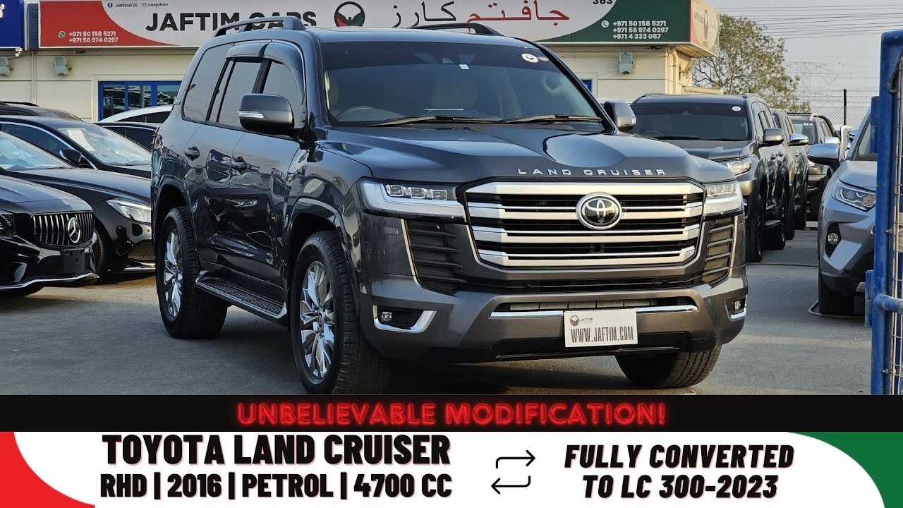 Toyota Land Cruiser UPGRADED TO 2023 LC-300 | RHD | 4700 CC | PETROL | 7 SEATS | BEIGE INTERIOR | PUSH START | CRUISE CO video