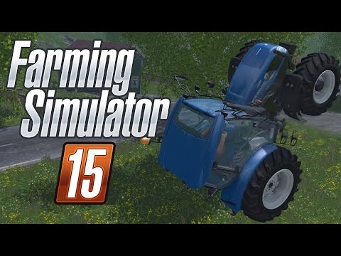 FLYING TRACTORS - Farming Simulator 2015 Multiplayer - Funny Moments