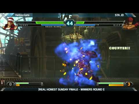 KOFXIII: Hellpockets vs JD - [Winners Round 1] - Real Honest Sundays 5.6
