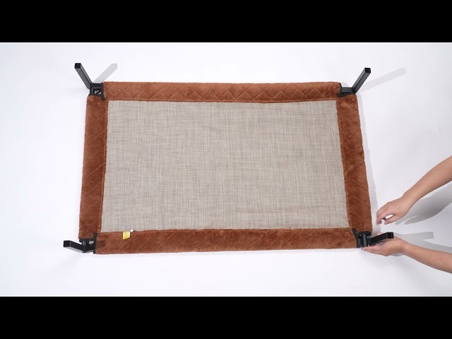 Veehoo Soft Plush Elevated Dog Bed