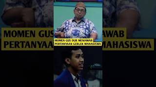 Download lagu Momen Gus Dur Menjawab Pertanyaan Geblek Mahasiswa #shortvideo#shorts mp3